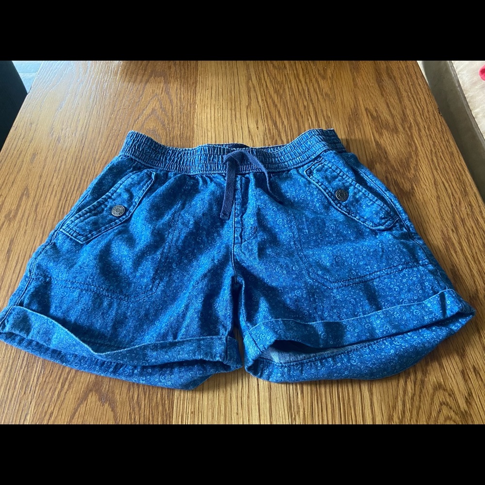 Gap Girls L 10/11 Blue Cotton Shorts